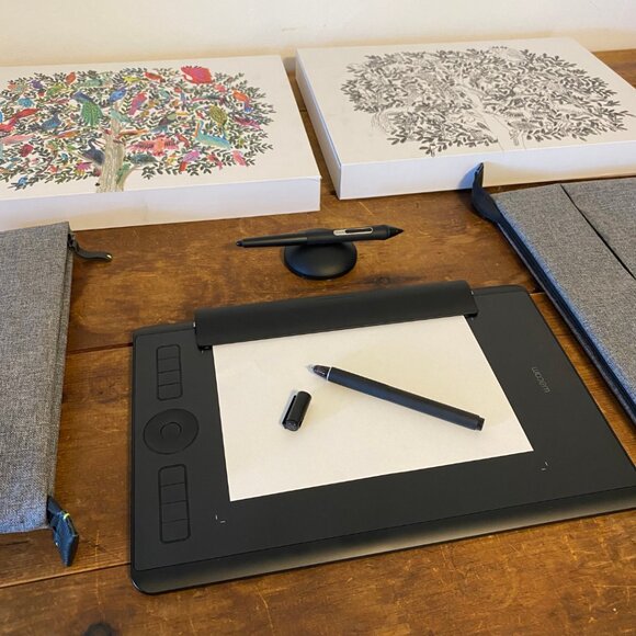 Wacom Intuos Pro Paper Edition digital graphic drawing tablet and case Medium - Picture 11 of 16